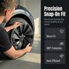4PCS Hub Caps for Tesla Model Y Juniper 19 Inch Wheel Cover Performance Replacement Crossflow Hubcaps Full Rim Tire 2025 2026