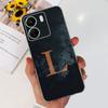 For Xiaomi Redmi 13C Case Redmi 13C 2023 Fashion Initial Letter Soft Silicone TPU Phone Cover For Redmi13C 13 C 4G