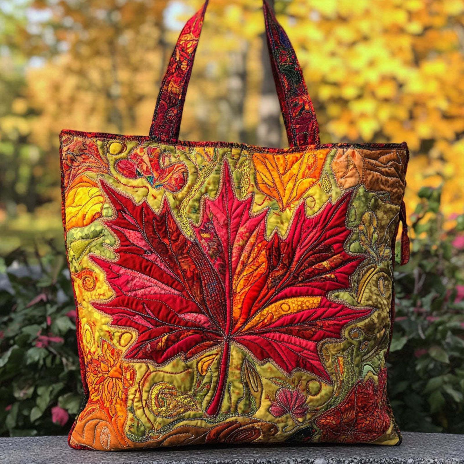 

Personalized Custom Printed Canvas Tote Bag Floral Design Embroidered Quilted Handbag Commuter Casual Cotton Bag Horizontal Style One Size