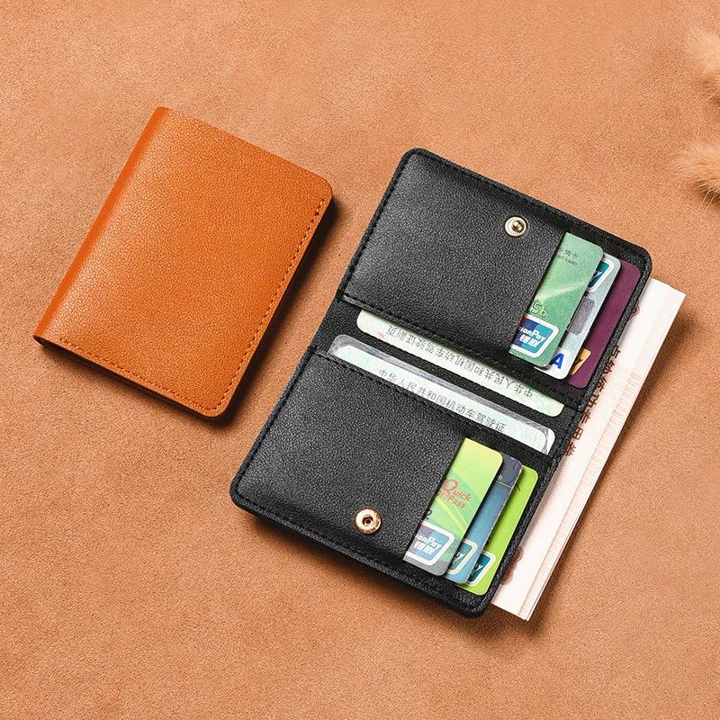 

New Short Women Wallets Multi Card Slot Card Holder Wallet Cute Small Women s Wallet PU Leather Slim Simple Female Purse