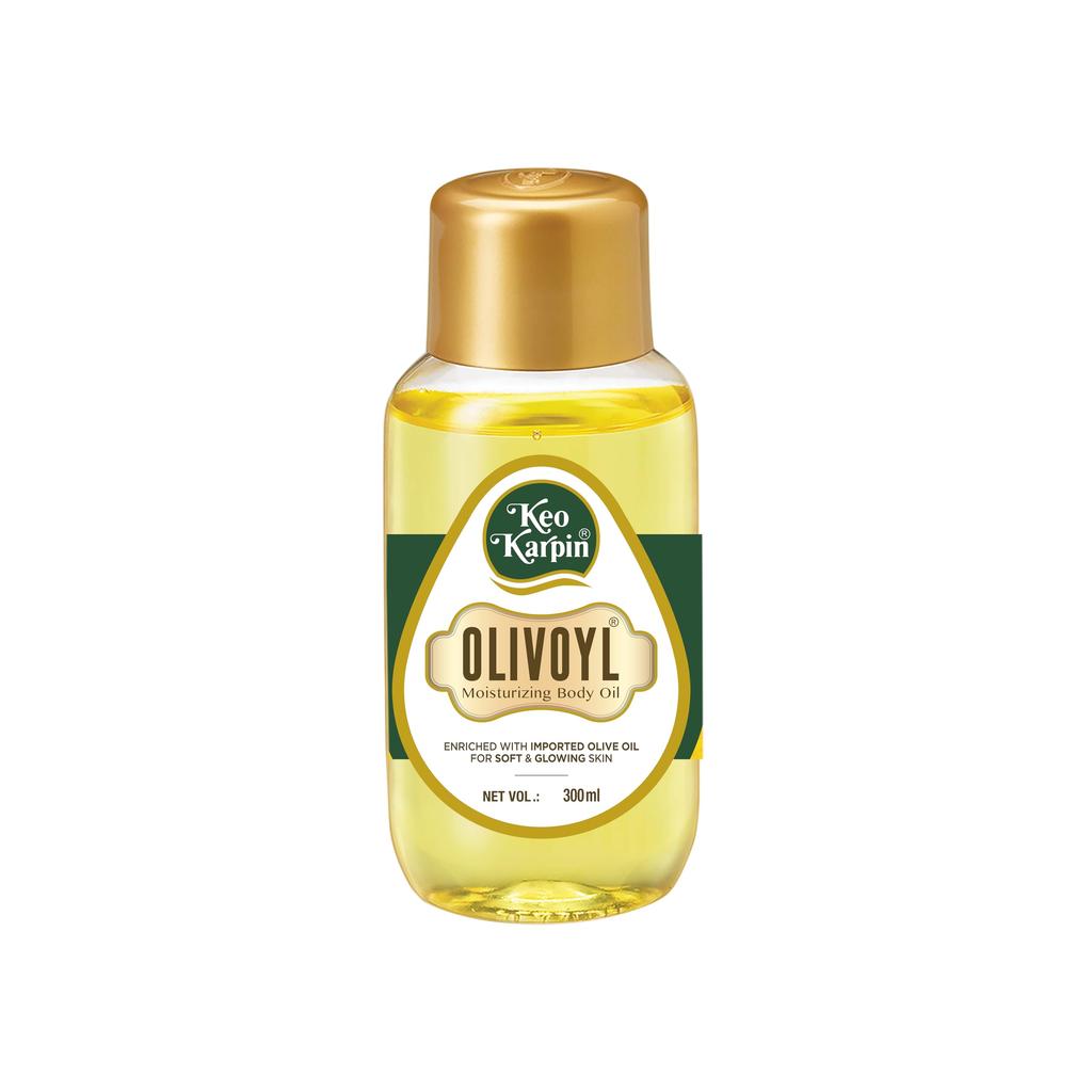 Keo Karpin Olivoyl | Aceite de Oliva No Pegajoso, Proporciona Hidratación Durante Todo el Día, Deja la Piel Suave, Flexible y Brillante | 300 ml |
