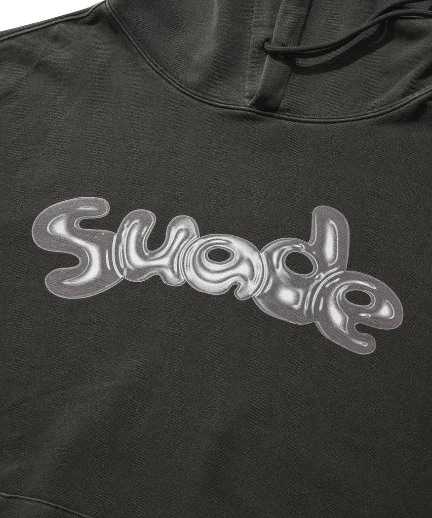 Balloon Suade Logo Hoodie [Pigment Black]
