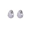 Zircon Round Simple Earrings: Stylish, Light Luxury, Versatile, High-Class Ear Accessories