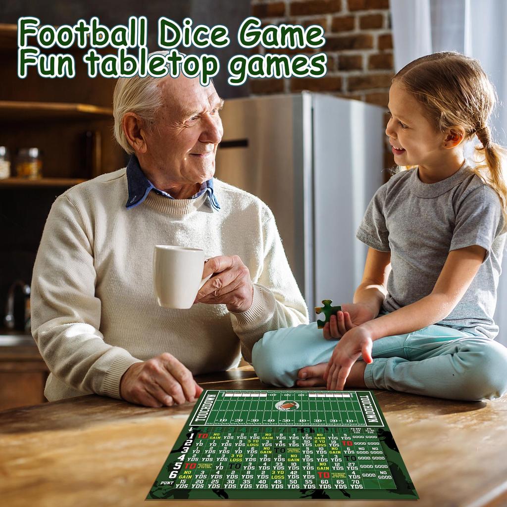 Gioco di Dadi Calcistici Divertente Gioco da Tavolo