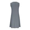 Women's Fashion Hollow Sleeveless V-Neck Loose Colour Dresses