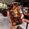 Leaves Fall Fox Halloween Phone Case For IPhone 17 Air 16 E 15 14 8 7 Plus 13 12 Mini 11 Pro Max Anti Transparent Drop Cover