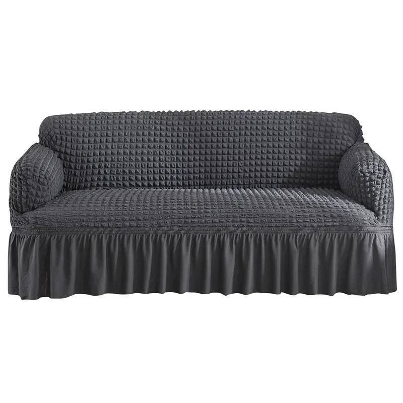 Lace Heming Dustproof Sofa Cover Full Package Double Person Seersucker Sofa Cover Four Seasons Universal Sofa Hat Home Decor