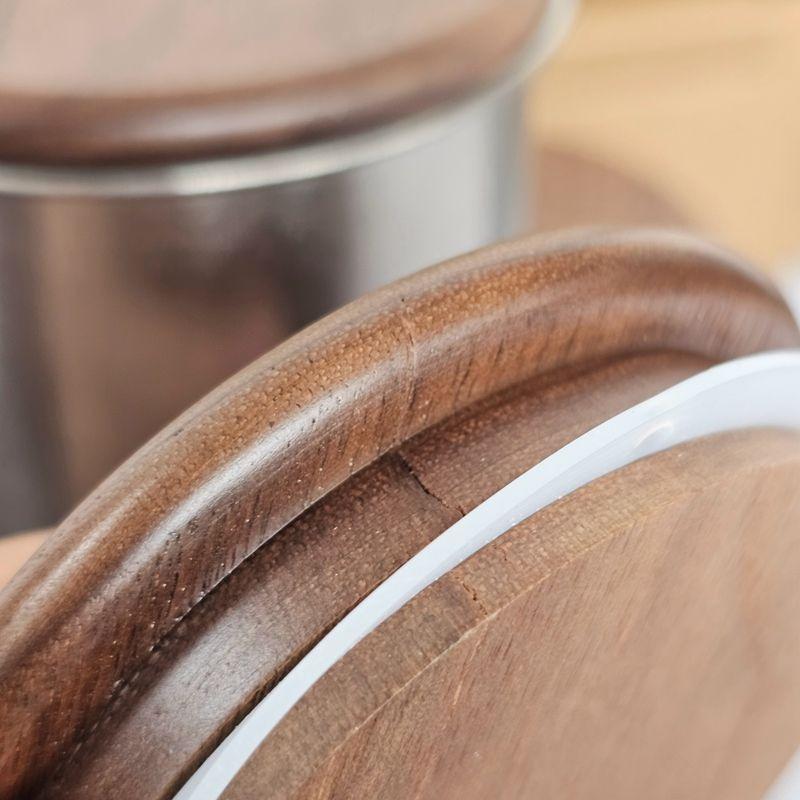 Japanese-style Stainless Steel Sealed Jar Coffee Beans Coffee Storage Jar Tea Food Jar Storage Container Kitchen Utensils Home