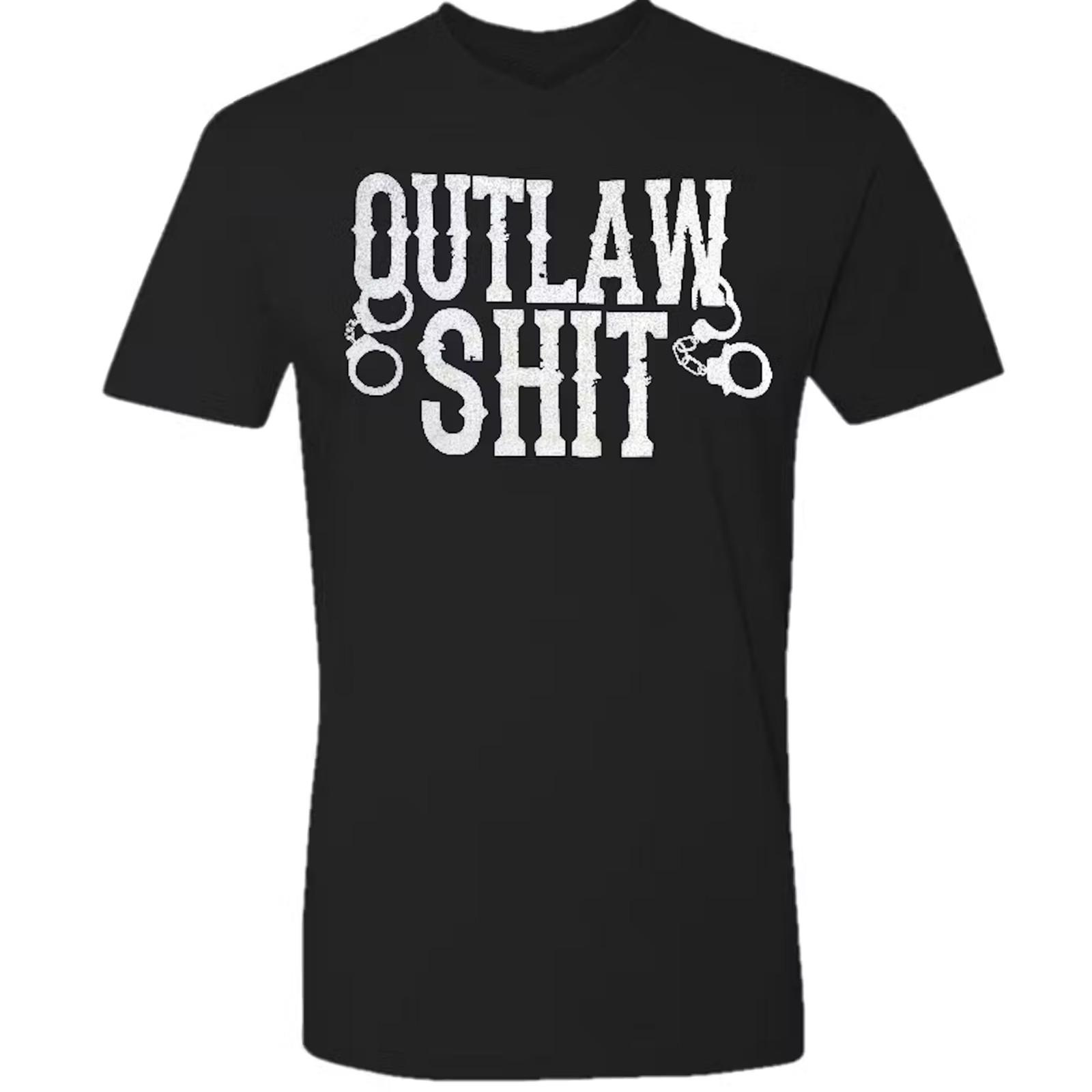Struggle Jennings Black Outlaw T-shirt S-5Xl XL