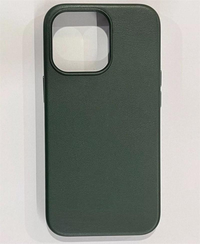 Quality Leather Phone Case Cover with MagSafe for iPhone 13 14 15 Pro ProMax with Back Logo GZW
