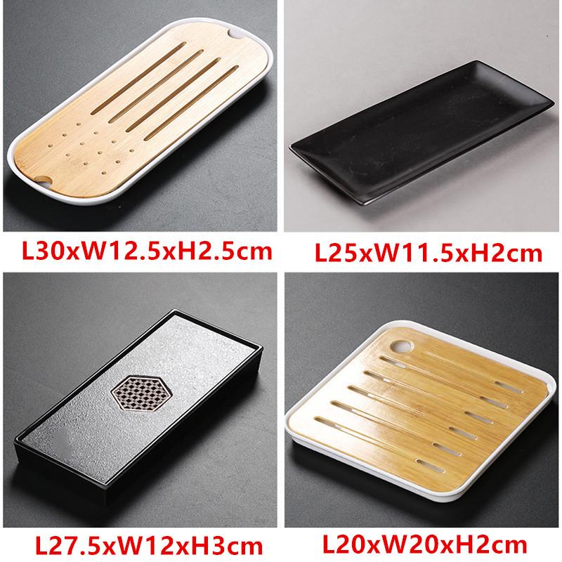 Kung Fu Tea Set with Tea Tray, Simple Modern Teapot, Japanese, Hotel Rooms, Dormitory, Home