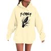 Women's Fashion Casual Long Sleeve Loose  Printed Sweatshirt