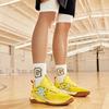 361 Big3 3.0 Pro SpongeBob Cushioning Slip Resistant Abrasion Resistant Coverage Low top Basketball Shoes Men's Yellow 672311106F-1