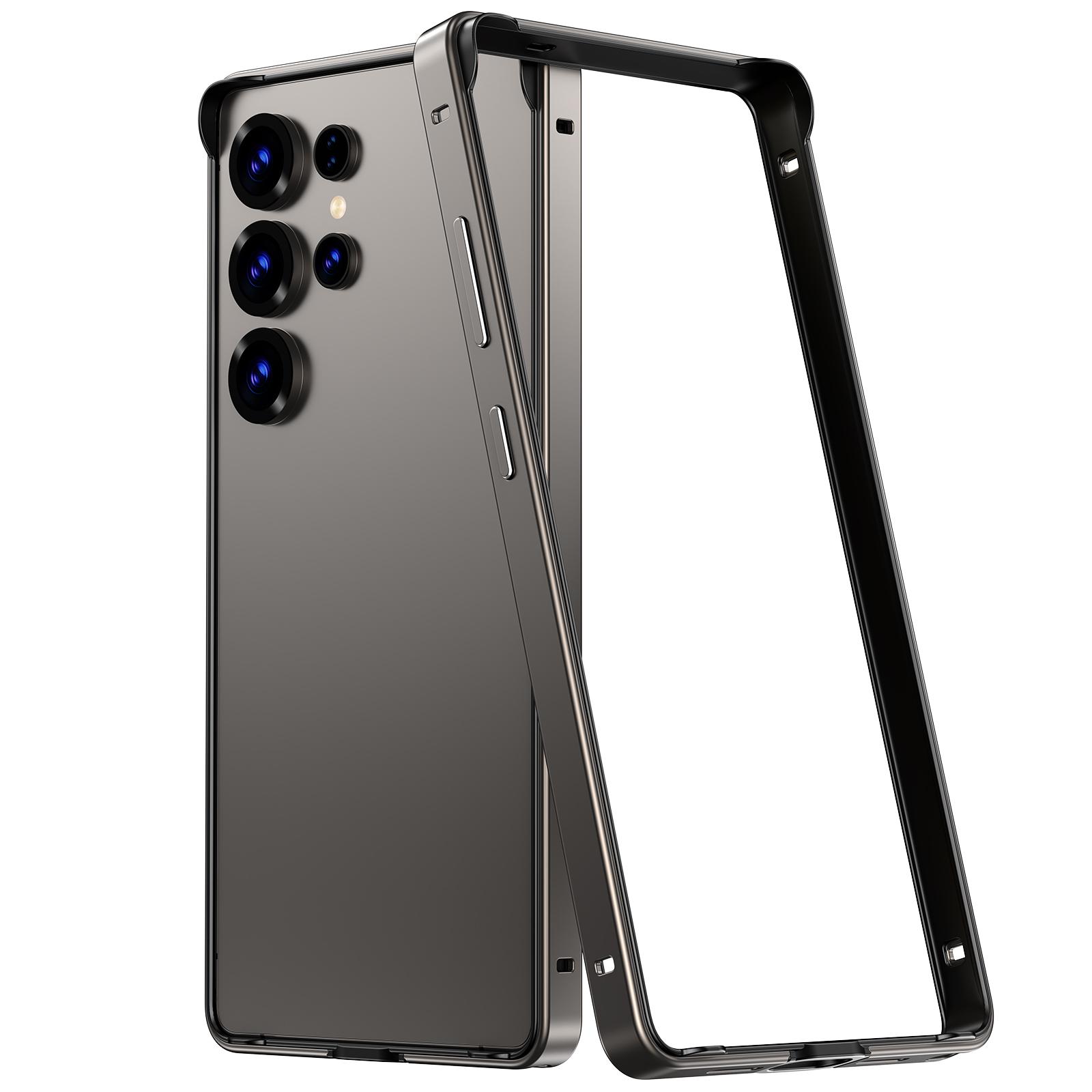 

Металевий бамперний чохол Титановий сірий для Samsung Galaxy S26 Ultra S25 Plus S25Ultra S25 S24 S24Plus Захисна рамка для телефону Аксесуари For Samsung Galaxy S24 Plus