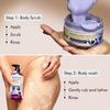 mCaffeine Blueberry Blast Detan & Cleanse Duo for Glowing Skin | Body Wash 300ml & Scrub 175g