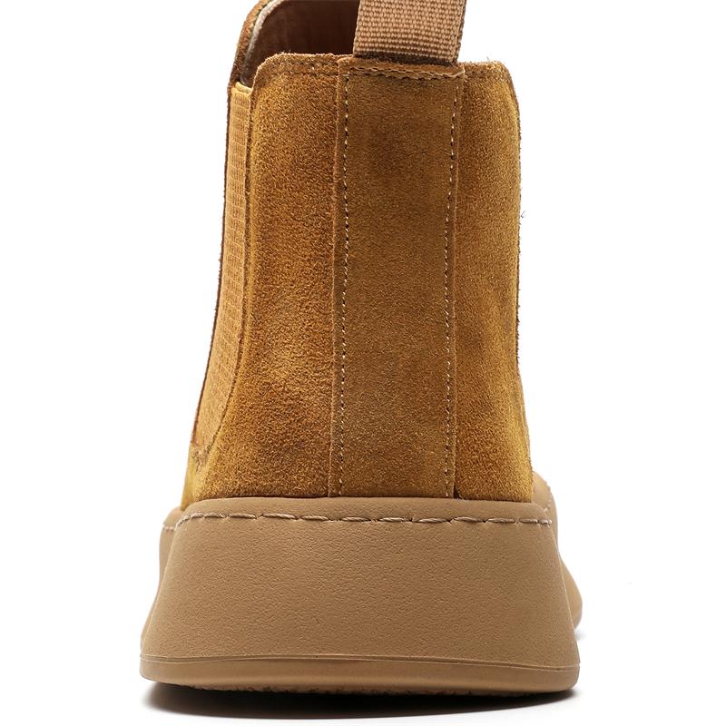 Stivali alla Caviglia in Vera Pelle di Alta Qualità Stile Street Britannico Da Uomo Neri Hombre Quotidiani Casual Da Vestito Scarpe Aumento di Altezza
