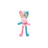 Cute Cartoon Color Blocked Rabbit Plush Toy Pendant With Ears Stretchable
