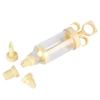 Pastry Decorating Nozzle Set   Piping Syringe with 8Pcs Nozzles for Cake Decorating(CreamColored Nozzle )