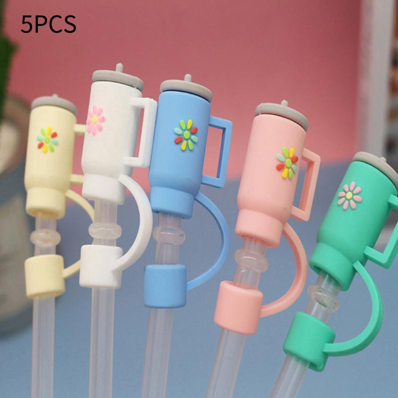 

Large Caliber 10mm Straw Cap, Colored Tea Cup Straw Cover, Dust-Proof Pearl Milk Tea Straw Dust Cover