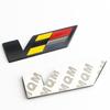 2pcs V Logo Metal 3D Car Sticker Badge Emblem Decal Car Styling Accessories
