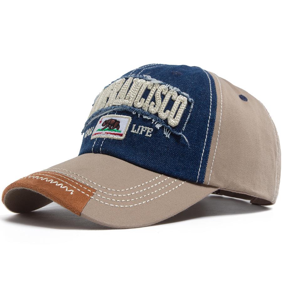 Personalized Retro Washed Distressed Baseball Cap - Unisex Summer Outdoor Casual Hat