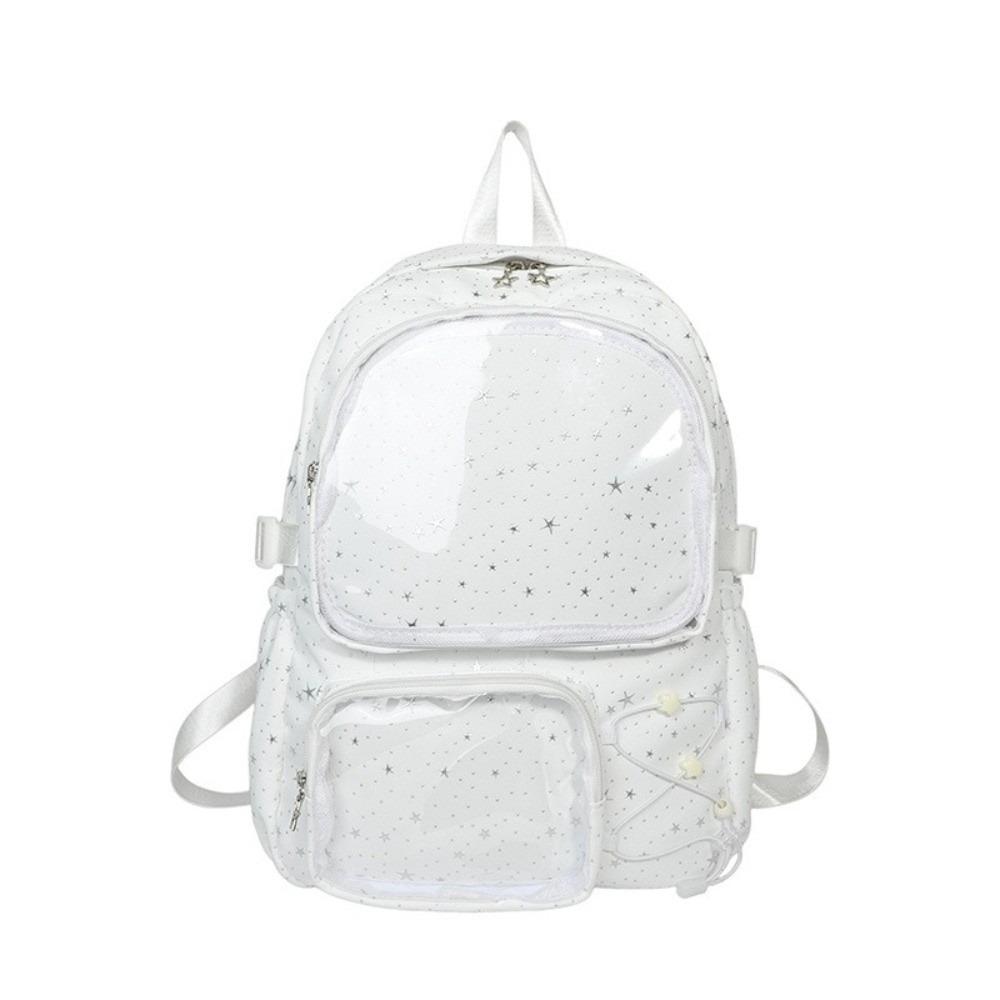 Oxford Stoff Stern Rucksack Druck Transparent Itabag Lässiger Nylon Rucksack Damen