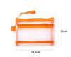 Double Layer Zipper Coin Bag Nylon Mesh Lipstick Key Earphone Organizer Holder Bus Bank ID Credit Cards Pouch Case Storage
