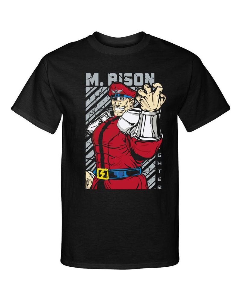 Street Fighter M Bison Video Martial Arts Gaming Tee Shirt Unisex T-Shirt XXXL
