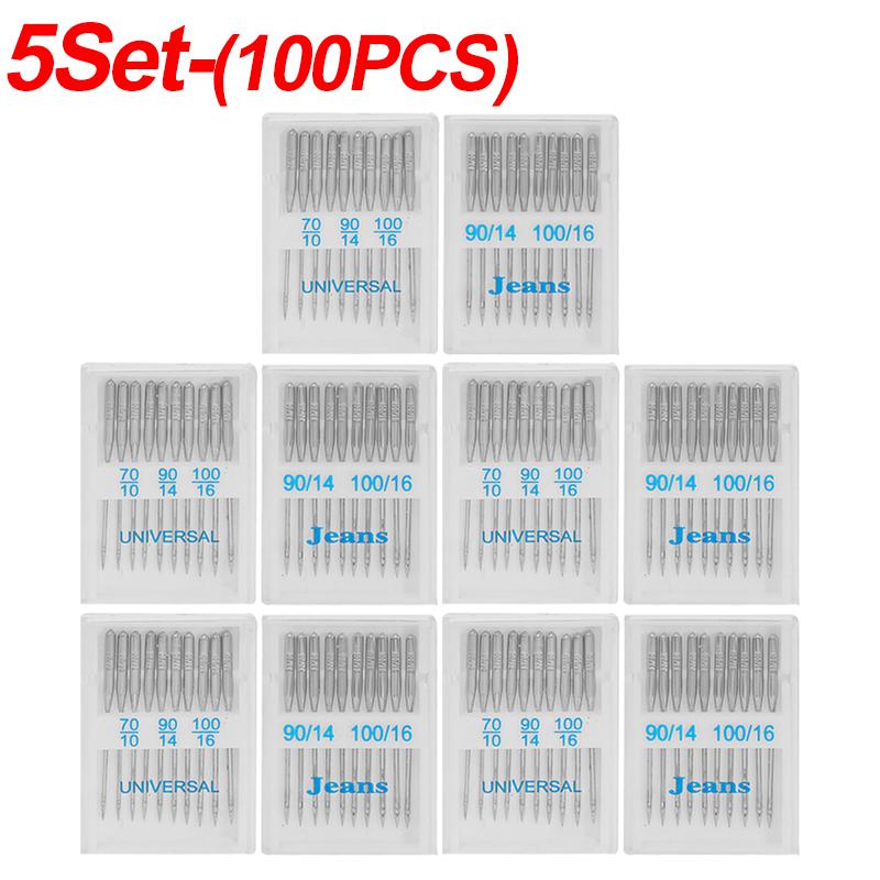 Universal Sewing Machine Needles High Carbon Steel Heavy Duty Sewing Machine Needle For Fabrics Pants Household DIY Sewing Tools