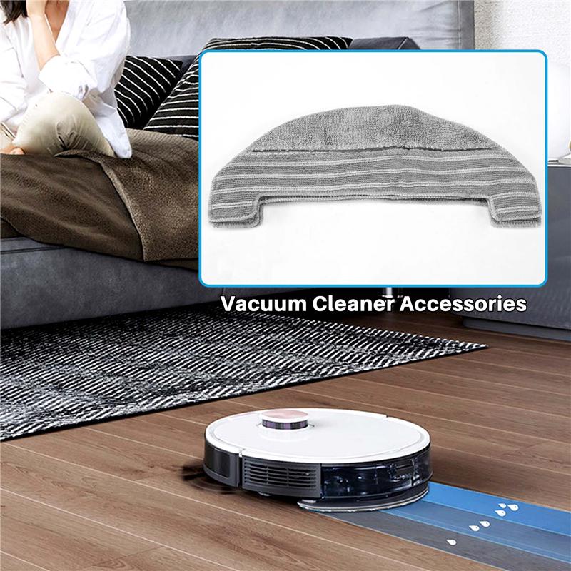 LITE-3Pcs Mop Cloth For Proscenic M8 PRO/ Ultenic T10 Robot Vacuum Cleaner Household Cleaning Tools Accessories Replacement