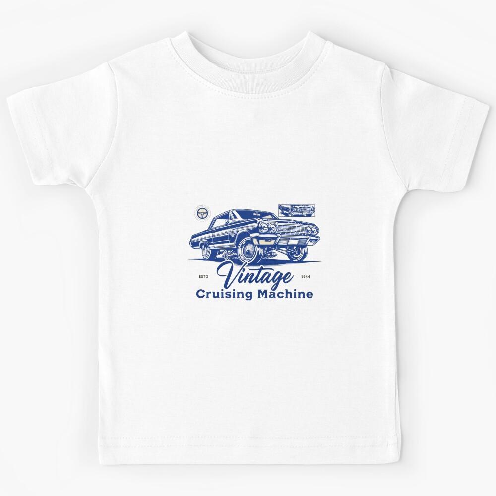 Vintage Cruising Machine 1964 Lowrider Classic Car Kids T-Shirt 160