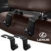 2Pcs Car Hidden Seat Hook Multi-Purpose Carbon Fiber Texture Fsport Car Seat Back Creative Multi-function On-Board Hooks