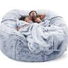 Divano a sacco in finta pelliccia - Disponibile nelle misure 5FT/6FT/7FT