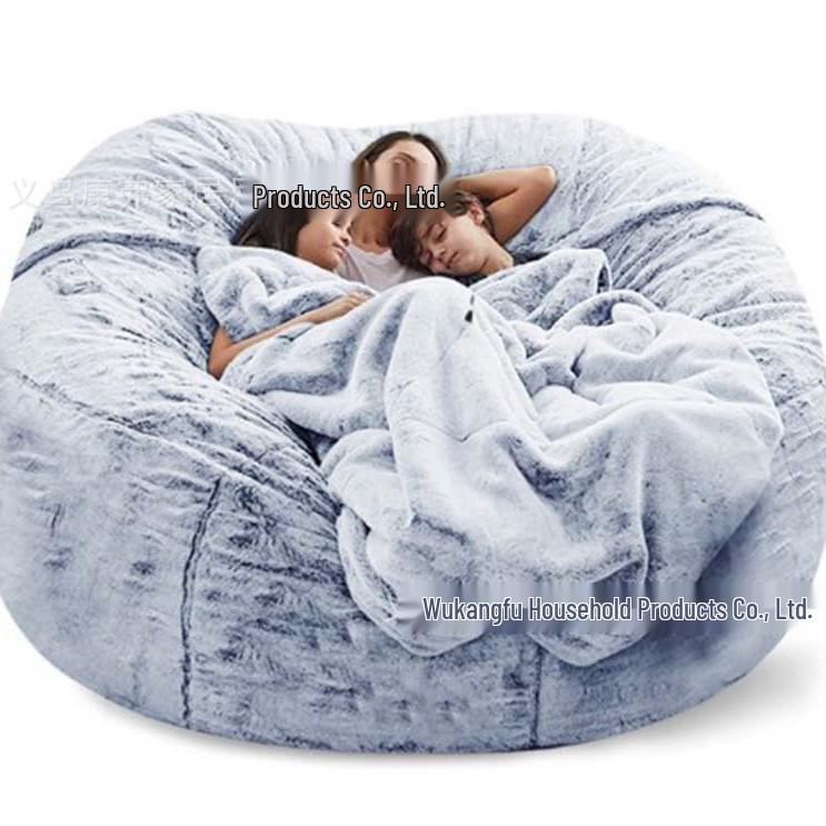 Divano a sacco in finta pelliccia - Disponibile nelle misure 5FT/6FT/7FT