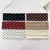 Y2K Retro Boho Breeze Wind Dot Stretch Women's Hairbands Korean Ins Fashion Wide Headbands Yoga Sports Dating Hair Accessories