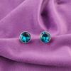 Apatite Gemstone Sterling Silver Stud Post Push Back Throat Chakra New Earrings EE-150-10