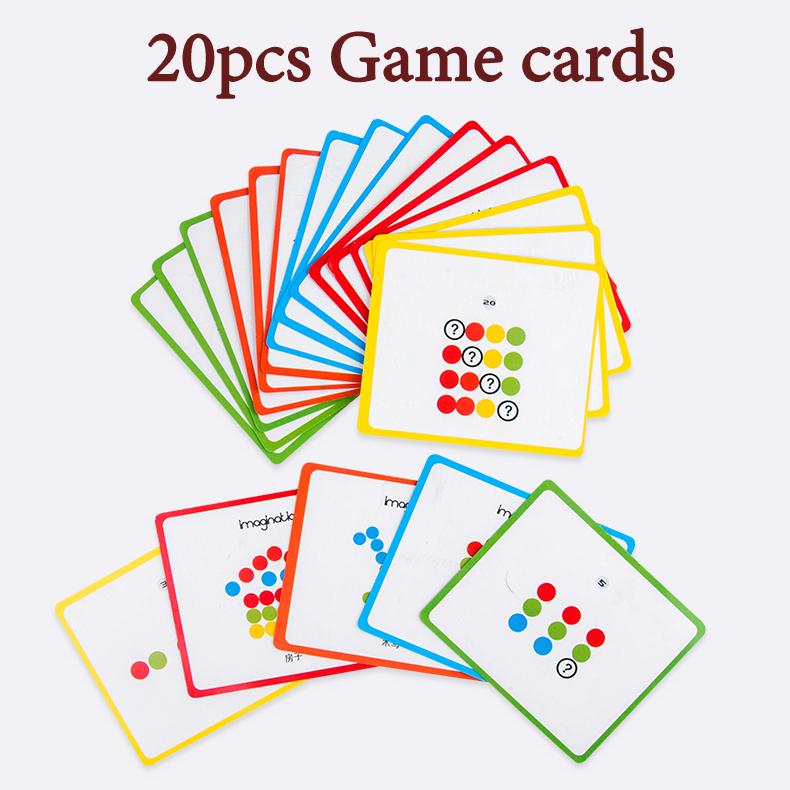 Non-Toxic Montessori Color Sorting Toys For Toddlers 2-4 Years Wooden Matching Game Color Classification Cup Preschool Educational Gift