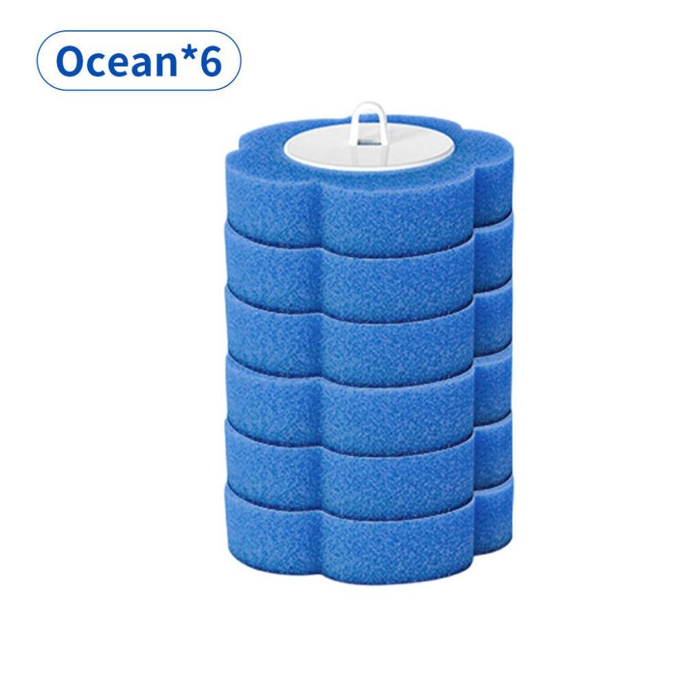 6Pcs Wall-mounted Disposable Toilet Brush Home Bathroom Cleaning Accessories