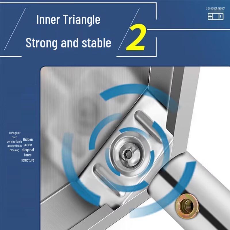 Beifu Verdicktes Edelstahl Mikrowellenregal