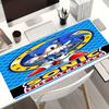Sonic Theme Mouse Pad, Non Slip Rubber Base, Multifunctional Office & Home Decor, Perfect for Workspace Personalization.