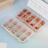 100/200Pcs Of Copper Washers Nuts And Bolts With Box M4/M5/M6/M8/M10/M12/M14 Seal Combination Kit For Oil Pan Plugs