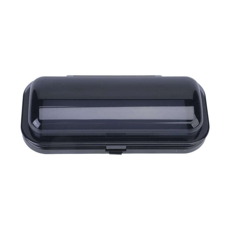 Gray Plastic Marine Radio Panel Cover with Rounded Profile and Visible Window Area for Boat Receiver Face Coverage in Marine Installations, 1 Set