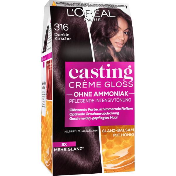 L'Oreal Casting Cream Gloss Hårfärg Mörk Körsbär 316