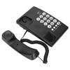 KXT504 Enkel Kablet Telefon Multifunksjonell Stil Skrivebordstelefon med Store Knapper for Hjemmekontor Hotell(Svart )