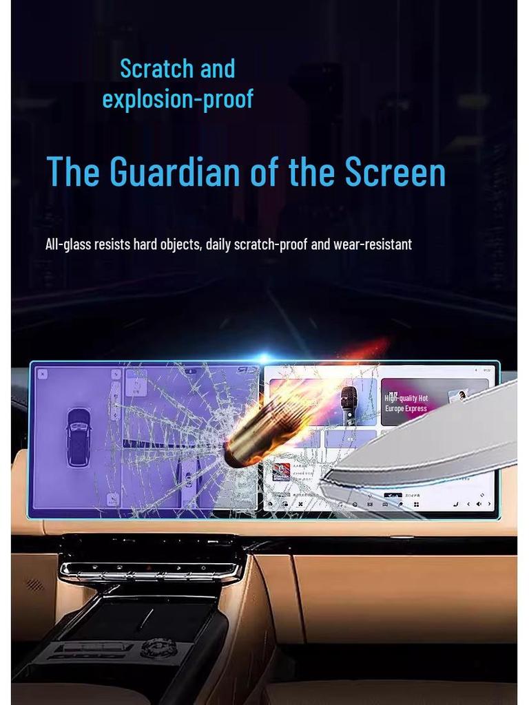 Geely ZEEKR 9X Navigation Screen Tempered Protector