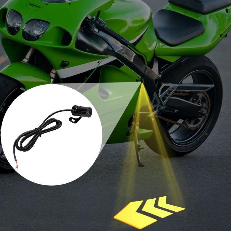 Motorcycle Signals Lights Turn Signals Projector Lights High Brightness Waterproof Warning Lamp With Smart Gesture Sensing