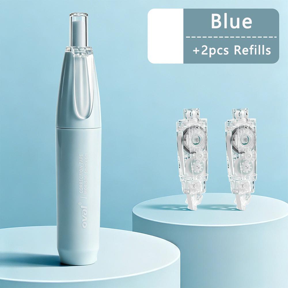 Refillable Correction Tape Pres Type Correction Roller Multi-functional White Out Tape Students