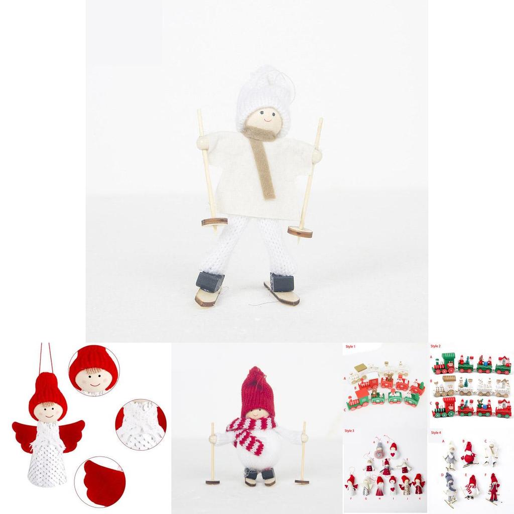 Enchanting Xmas Wooden Train Ornament For Kids Christmas Tree Decoration Delight