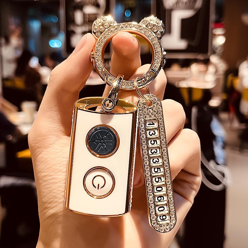 Spezielles YamahaXmax300Schlüsselcover High-End Auto-Fernbedienung Schlüsselanhänger Schnalle Schutzhülle