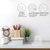 11pcs Clear Acrylic Book Display Stand | Easel with Ledge Tablet Holder for Books, Pictures, Notebooks, CDs, Artworks